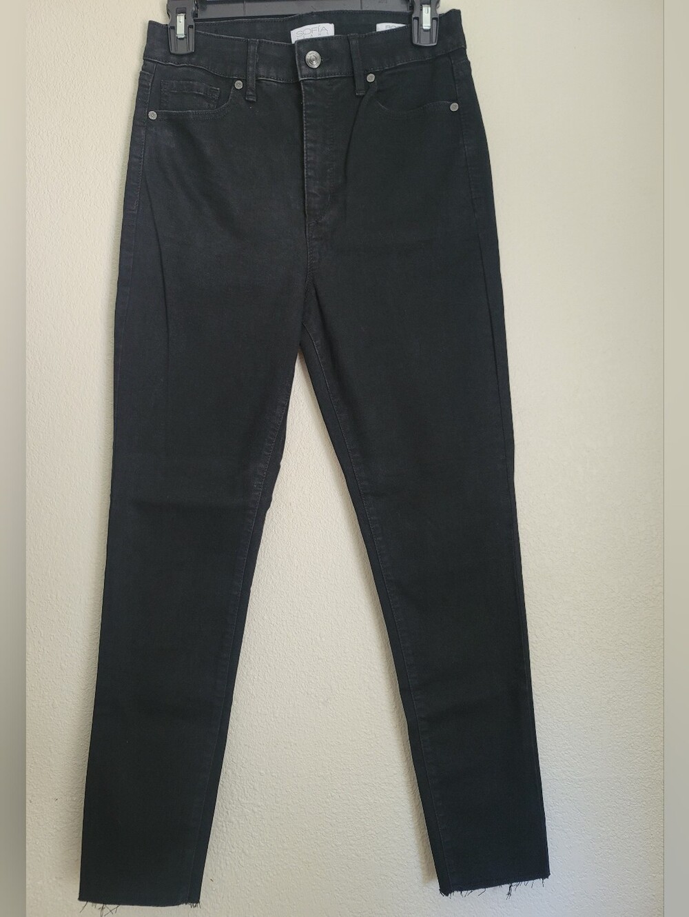 sofia by sofia vergara Black High-Rise Skinny Jeans